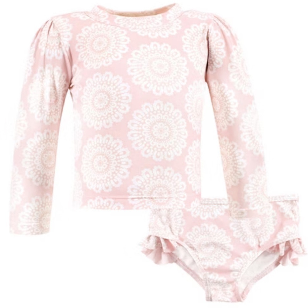 NWT Hudson Baby 2Piece Rashguard Size 3T.